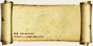 Jovana Rončević vizit kartica